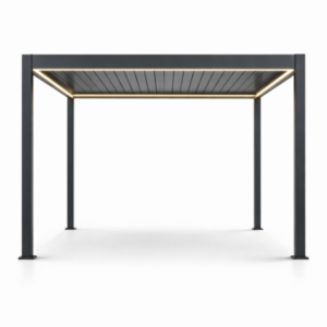 Pergola Aluminiowa Ogrodowa 400×400 cm PREMIUM LED