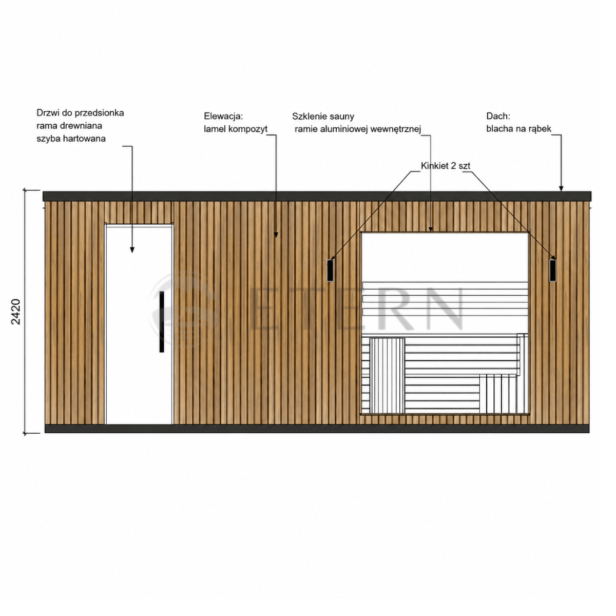 Sauna ogrodowa HEAVEN - obrazek 17