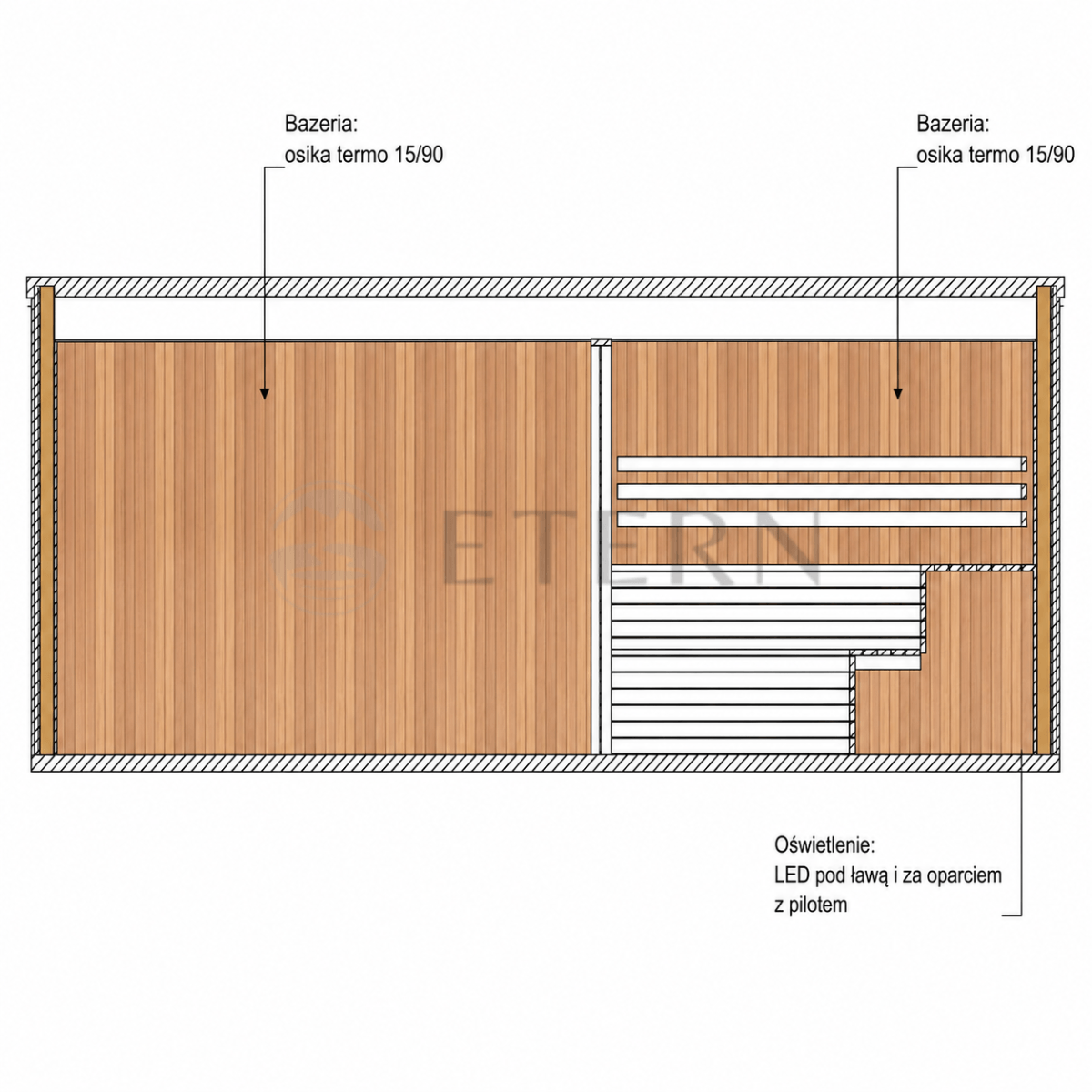 Sauna ogrodowa HEAVEN - obrazek 19