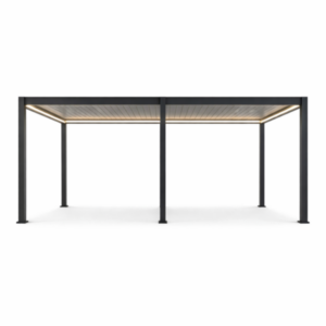 Pergola Aluminiowa Ogrodowa 400×600 cm PREMIUM LED